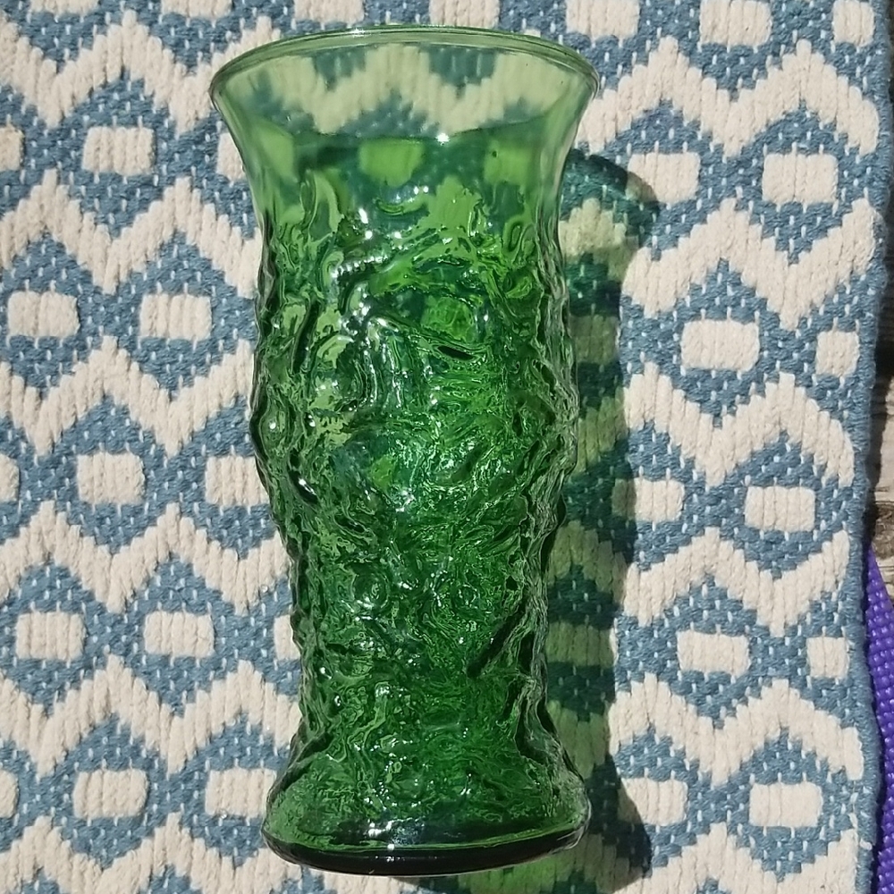 COPY Vintage Depression Glass Vase New Mother's Father's Day Gift Idea